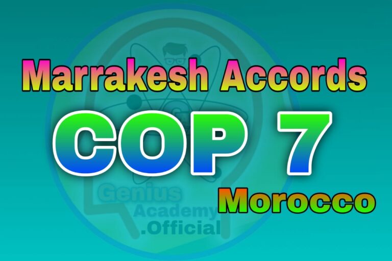 COP-7 Marrakesh Accords